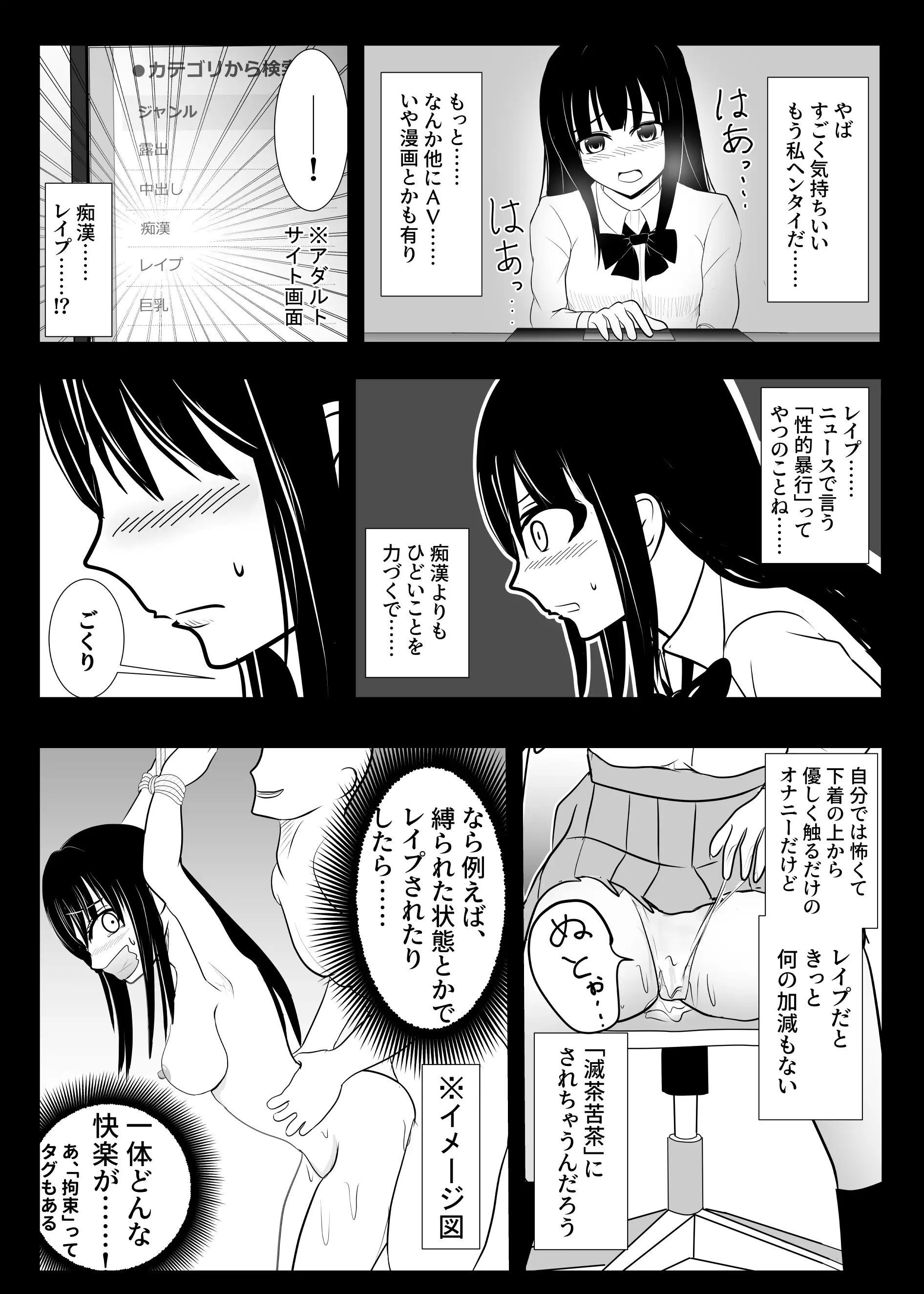 18歳からはじめる監禁拘束 AVに脳を焼かれたM女子の末路 8ページ