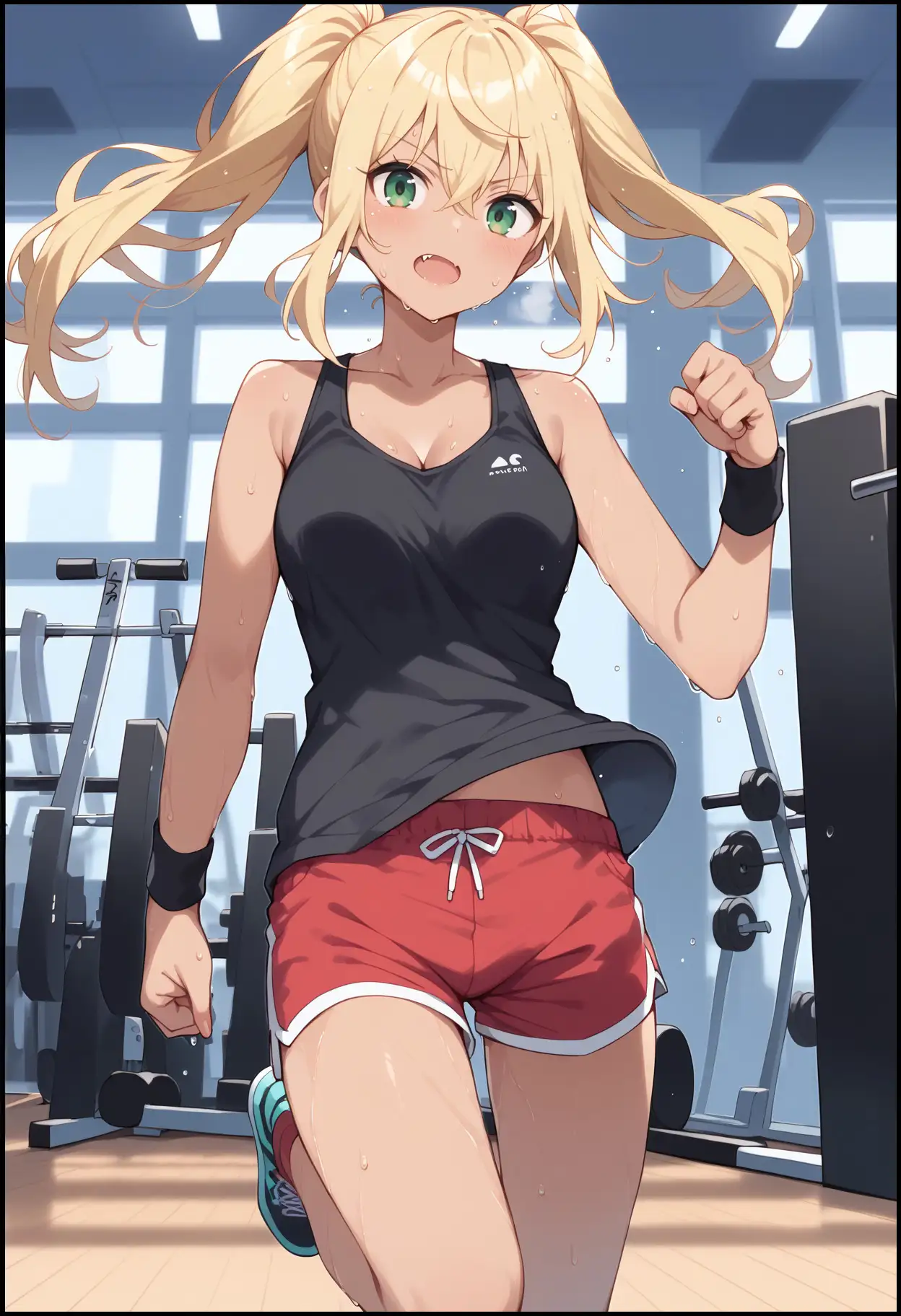 ジムの体験に参加したJ〇ちゃん 何回襲えるか試してみた。 1ページ