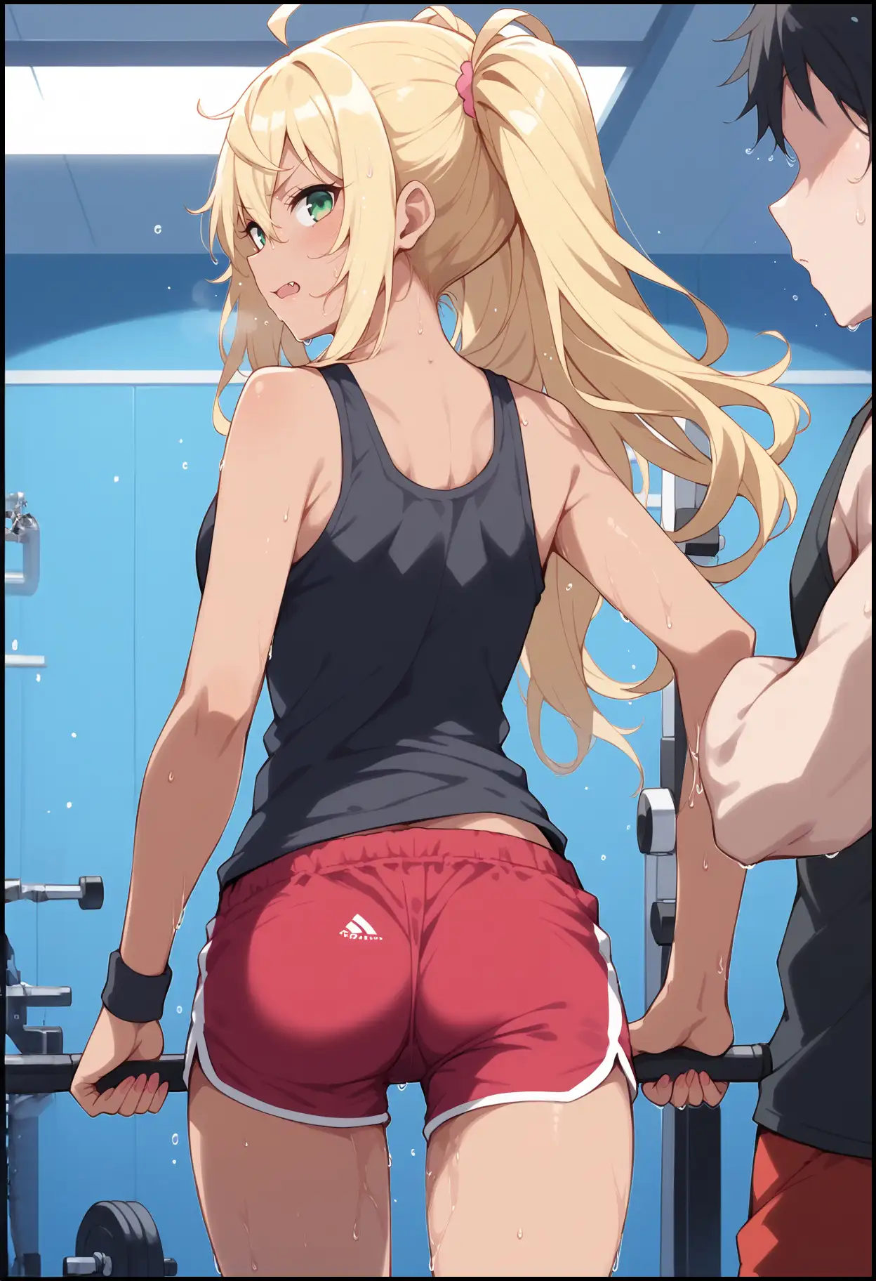 ジムの体験に参加したJ〇ちゃん 何回襲えるか試してみた。 2ページ