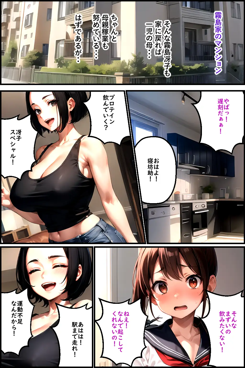 母娘娯楽（ゲーム）〜娘の彼氏に堕とされて〜 母親編 5ページ