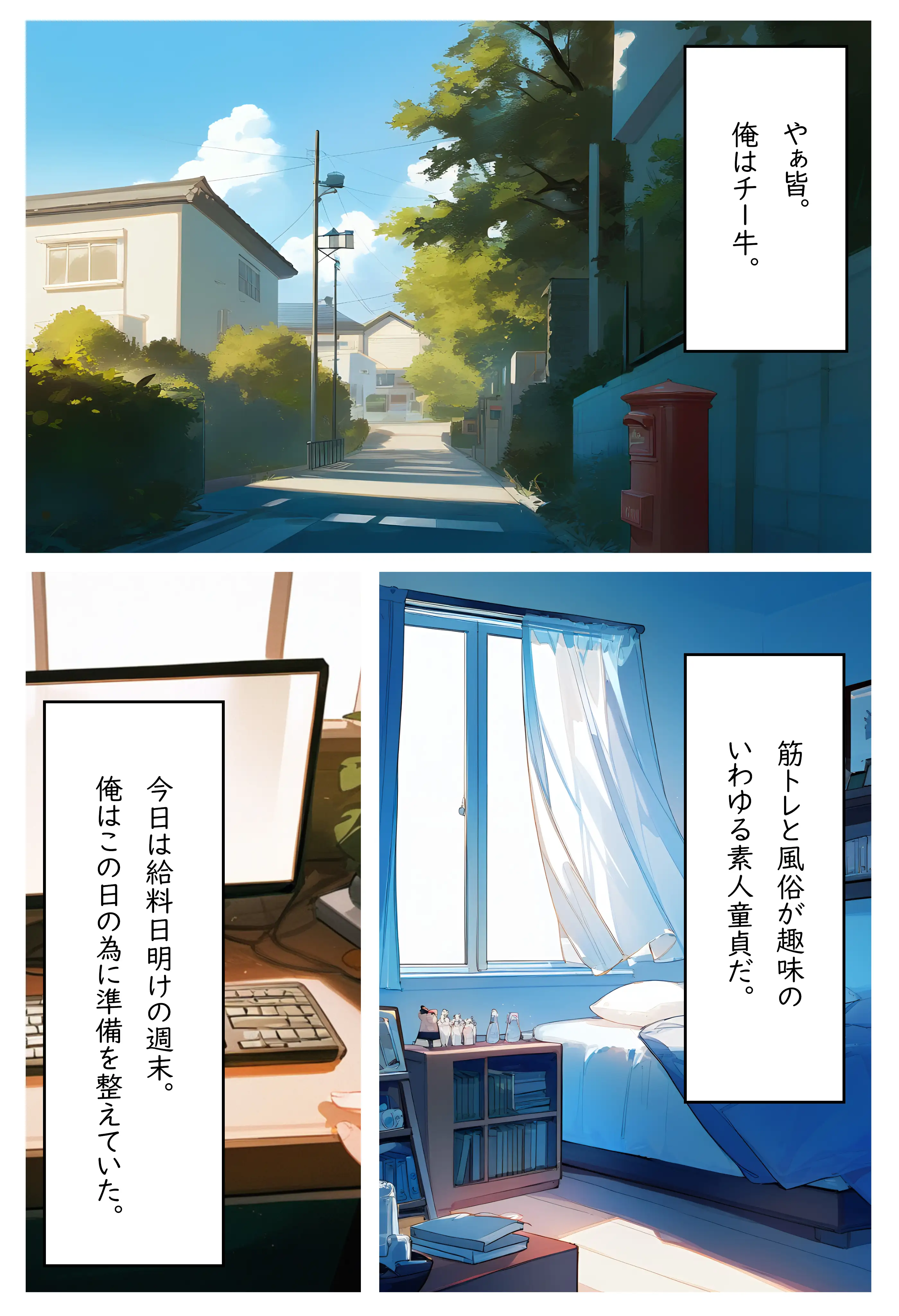 チー牛の妄想2〜デリヘル呼んだら推しが来た件〜 3ページ