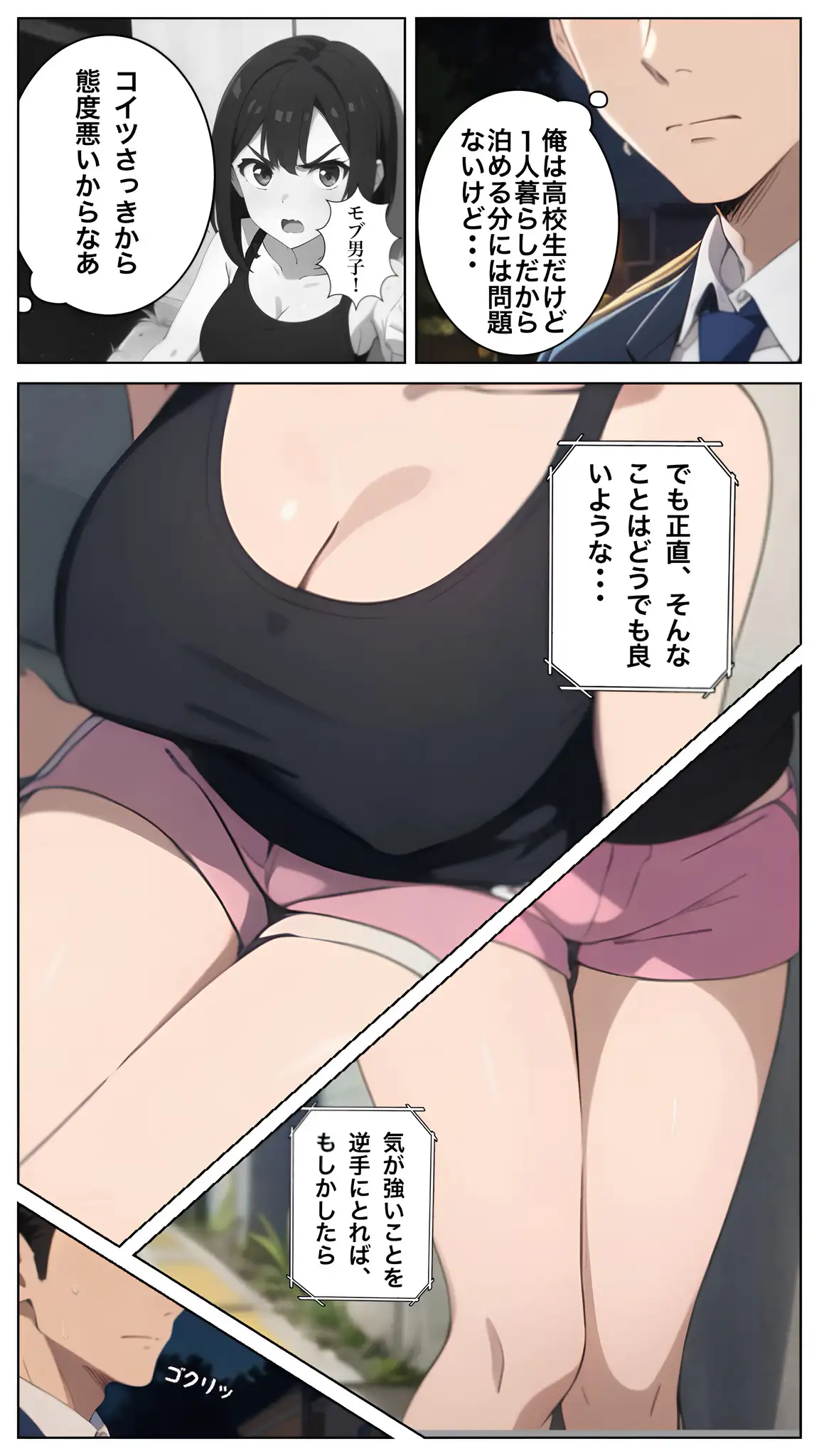 クラスの女子が家出少女になっていたので泊めてヤッタ 8ページ