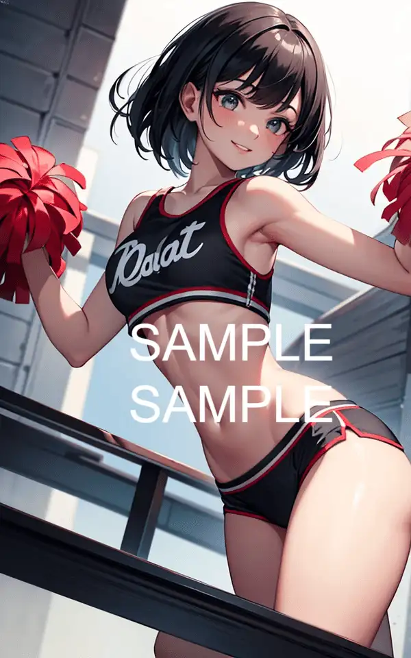 チアリーダー美女イラスト集 2ページ