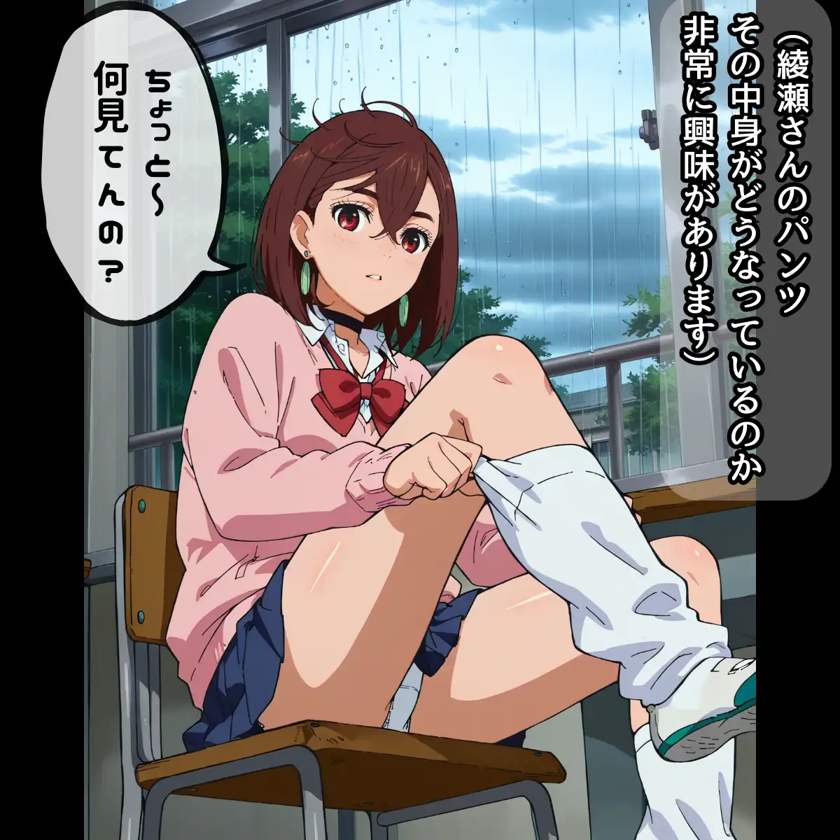 綾瀬さんのルーズソックスで足コキされたい 5ページ