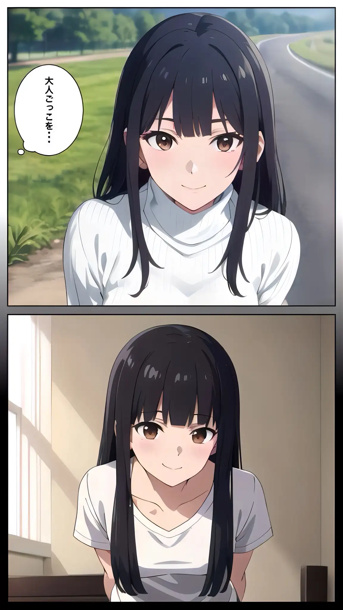 再開した幼馴染と昔ヤッた大人ごっこの続きをする 8ページ