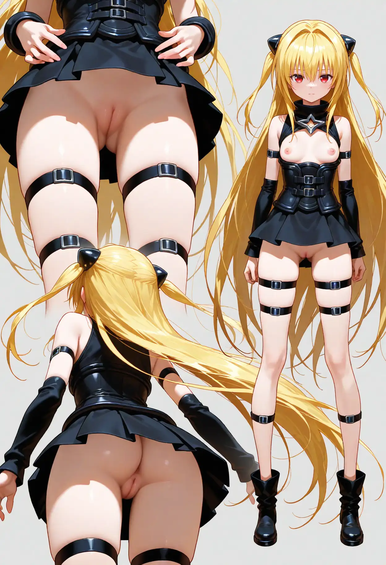 立ち絵とローアングル2【ノーパン版】 2ページ