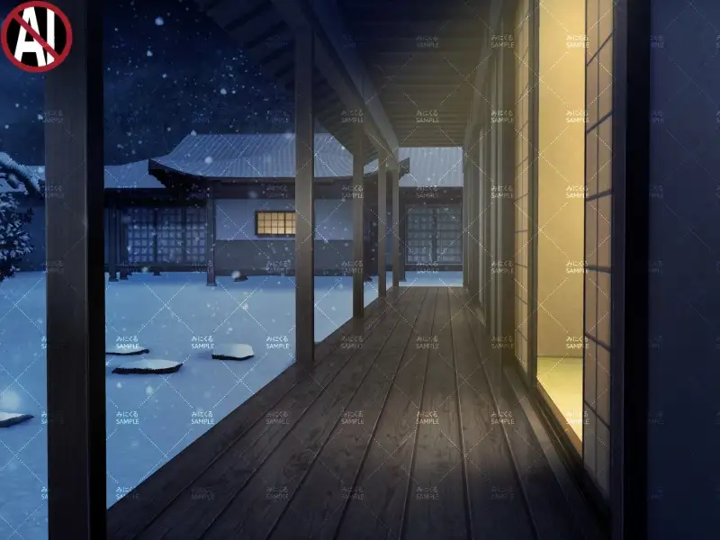 みにくる背景CG素材集『江戸編』part01（冬Boost） 2ページ