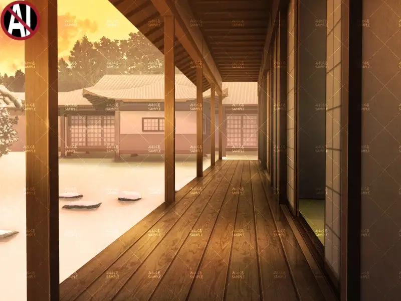 みにくる背景CG素材集『江戸編』part01（冬Boost） 4ページ