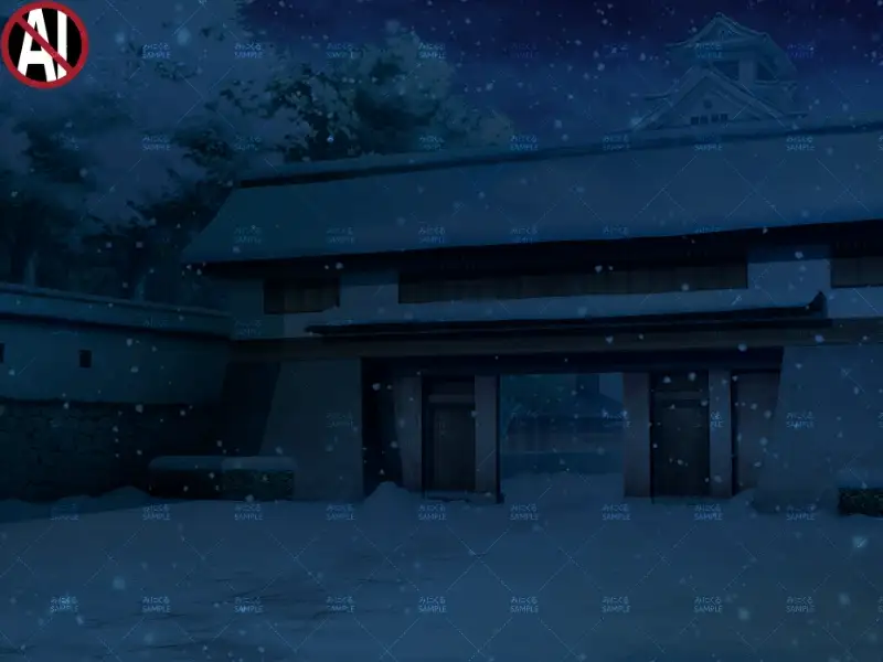 みにくる背景CG素材集『江戸編』part01（冬Boost） 10ページ