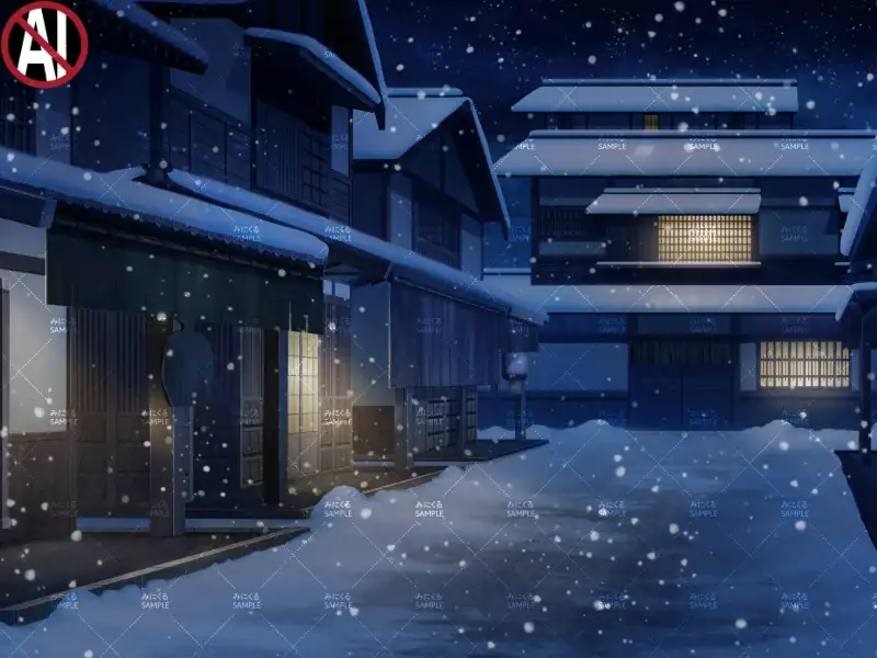 みにくる背景CG素材集『江戸編』part01（冬Boost） 14ページ