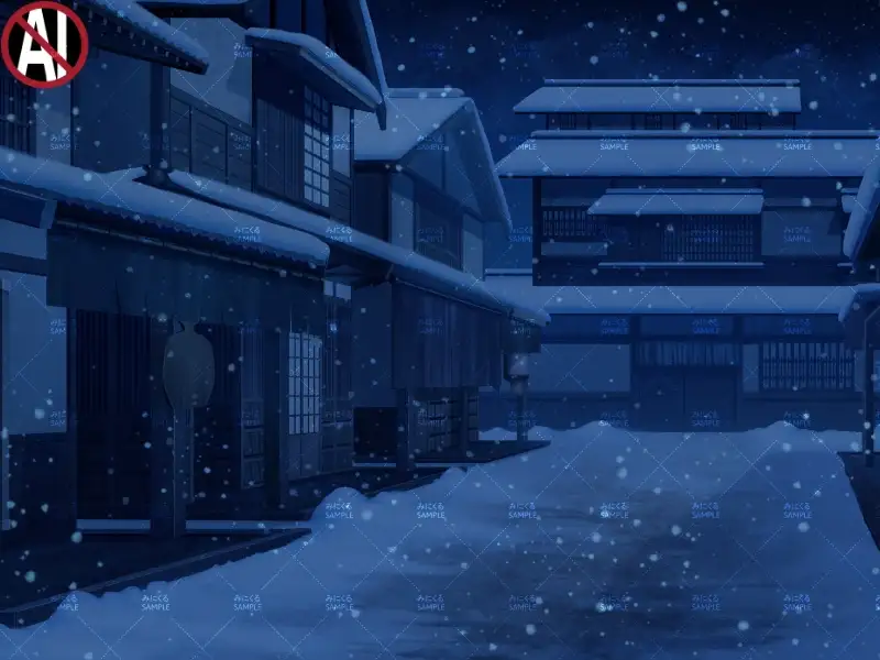 みにくる背景CG素材集『江戸編』part01（冬Boost） 15ページ