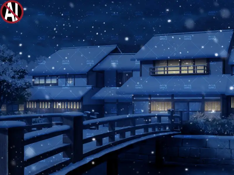 みにくる背景CG素材集『江戸編』part01（冬Boost） 18ページ