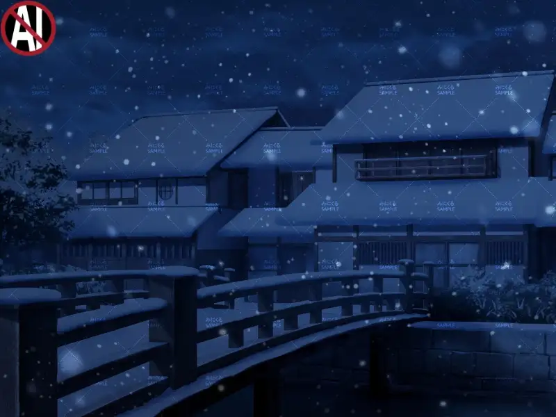 みにくる背景CG素材集『江戸編』part01（冬Boost） 19ページ