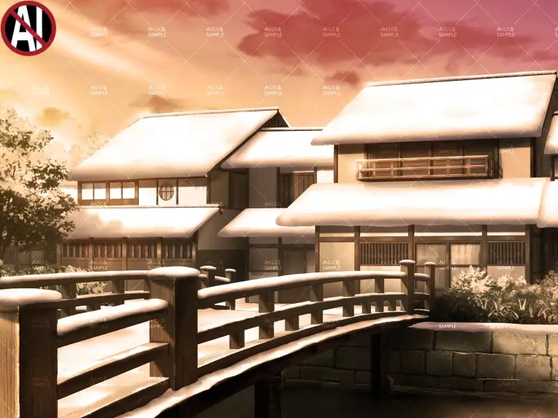 みにくる背景CG素材集『江戸編』part01（冬Boost） 20ページ