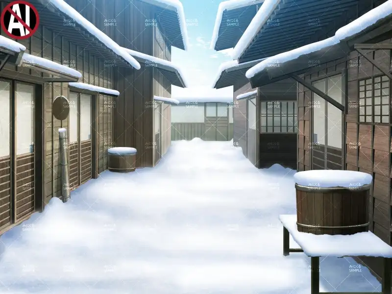 みにくる背景CG素材集『江戸編』part01（冬Boost） 21ページ