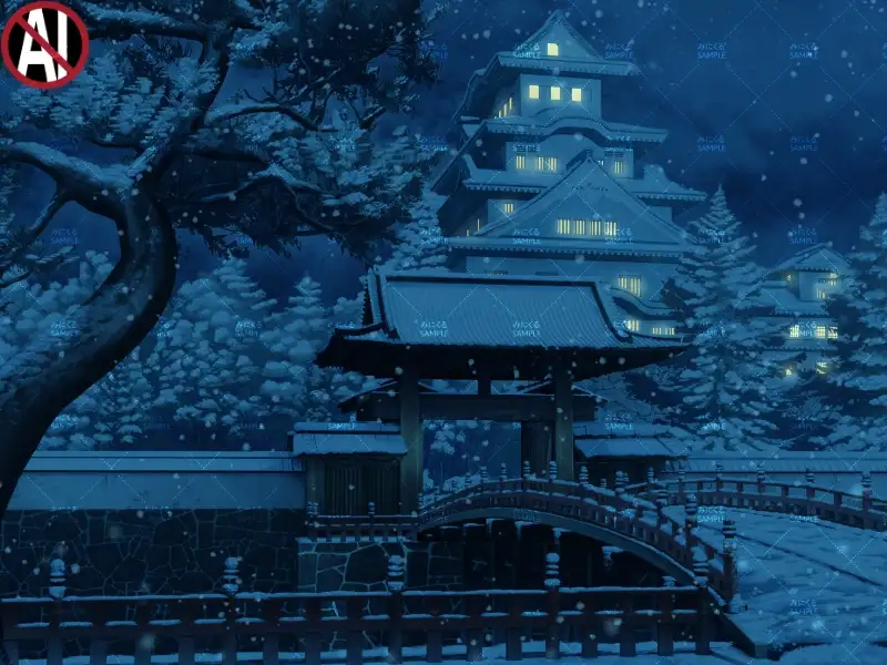 みにくる背景CG素材集『江戸編』part01（冬Boost） 23ページ