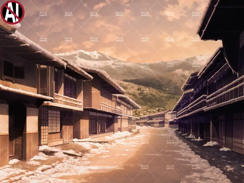 みにくる背景CG素材集『江戸編』part01（冬Boost） 25ページ