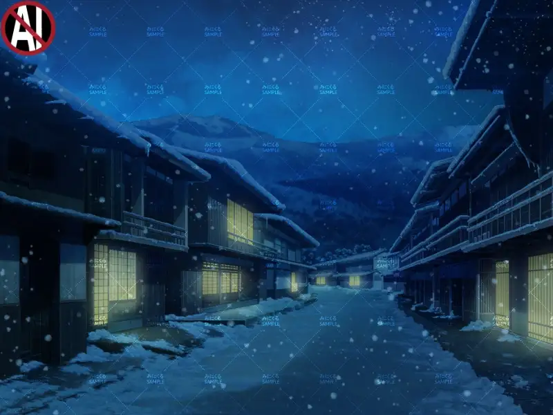 みにくる背景CG素材集『江戸編』part01（冬Boost） 26ページ