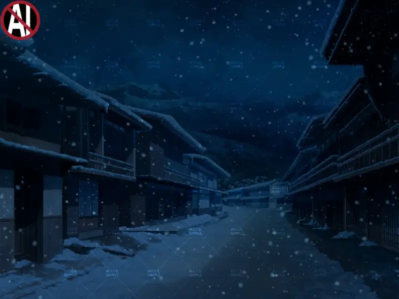 みにくる背景CG素材集『江戸編』part01（冬Boost） 27ページ