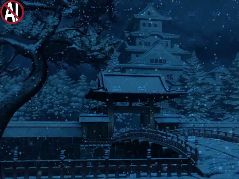 みにくる背景CG素材集『江戸編』part01（冬Boost） 31ページ