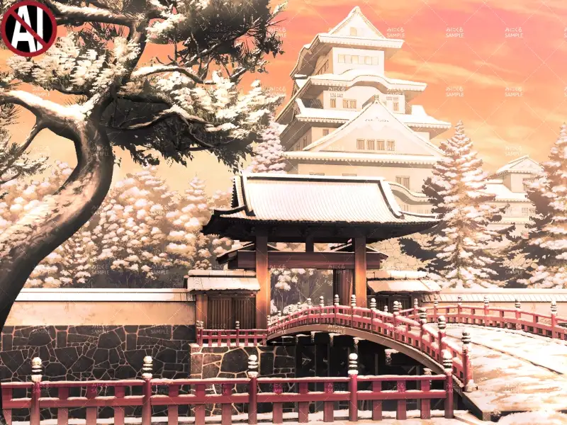 みにくる背景CG素材集『江戸編』part01（冬Boost） 32ページ