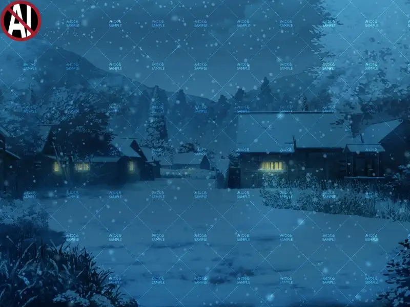 みにくる背景CG素材集『江戸編』part01（冬Boost） 34ページ