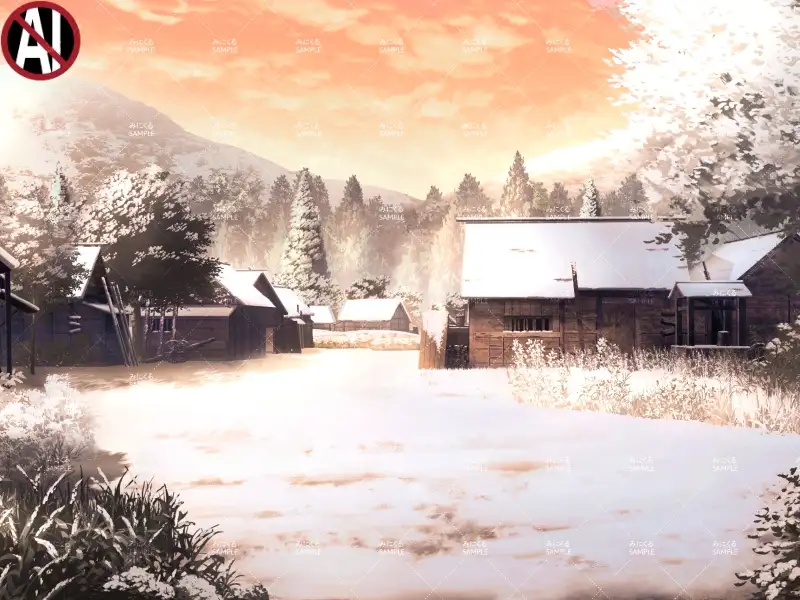 みにくる背景CG素材集『江戸編』part01（冬Boost） 36ページ