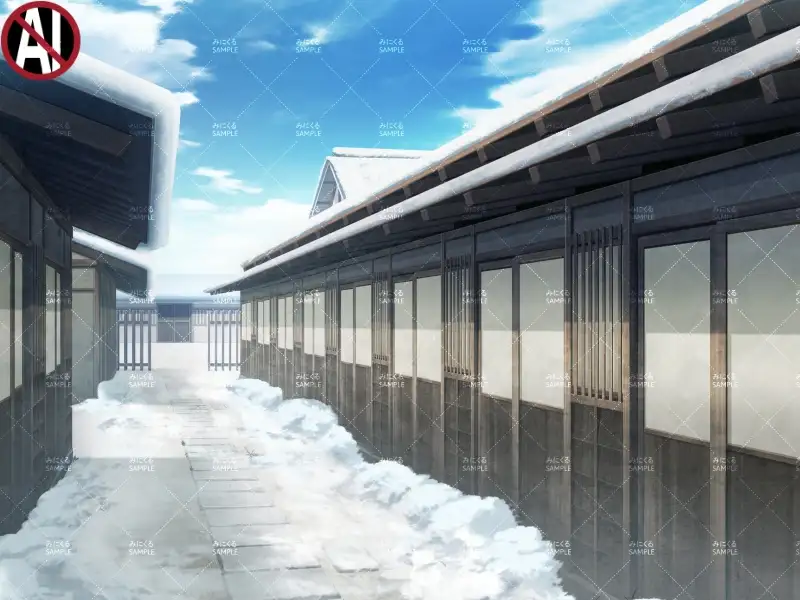 みにくる背景CG素材集『江戸編』part01（冬Boost） 37ページ