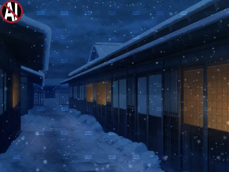 みにくる背景CG素材集『江戸編』part01（冬Boost） 38ページ