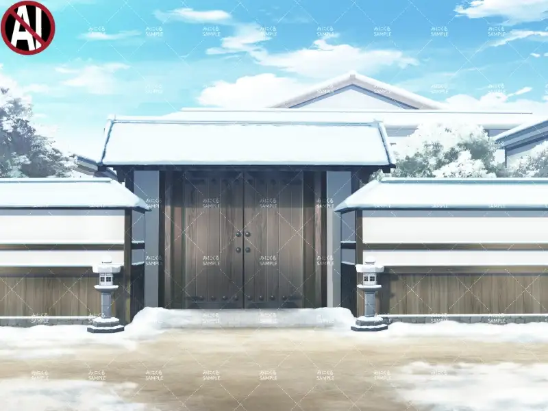 みにくる背景CG素材集『江戸編』part01（冬Boost） 41ページ