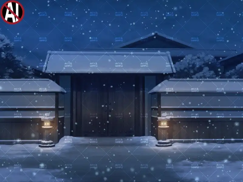 みにくる背景CG素材集『江戸編』part01（冬Boost） 42ページ