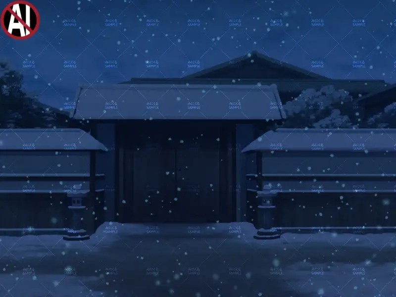 みにくる背景CG素材集『江戸編』part01（冬Boost） 43ページ