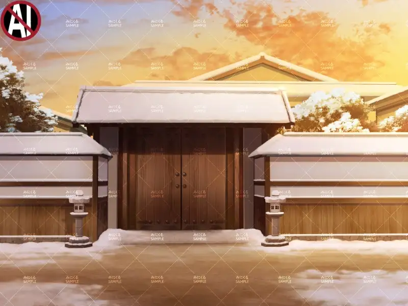 みにくる背景CG素材集『江戸編』part01（冬Boost） 44ページ