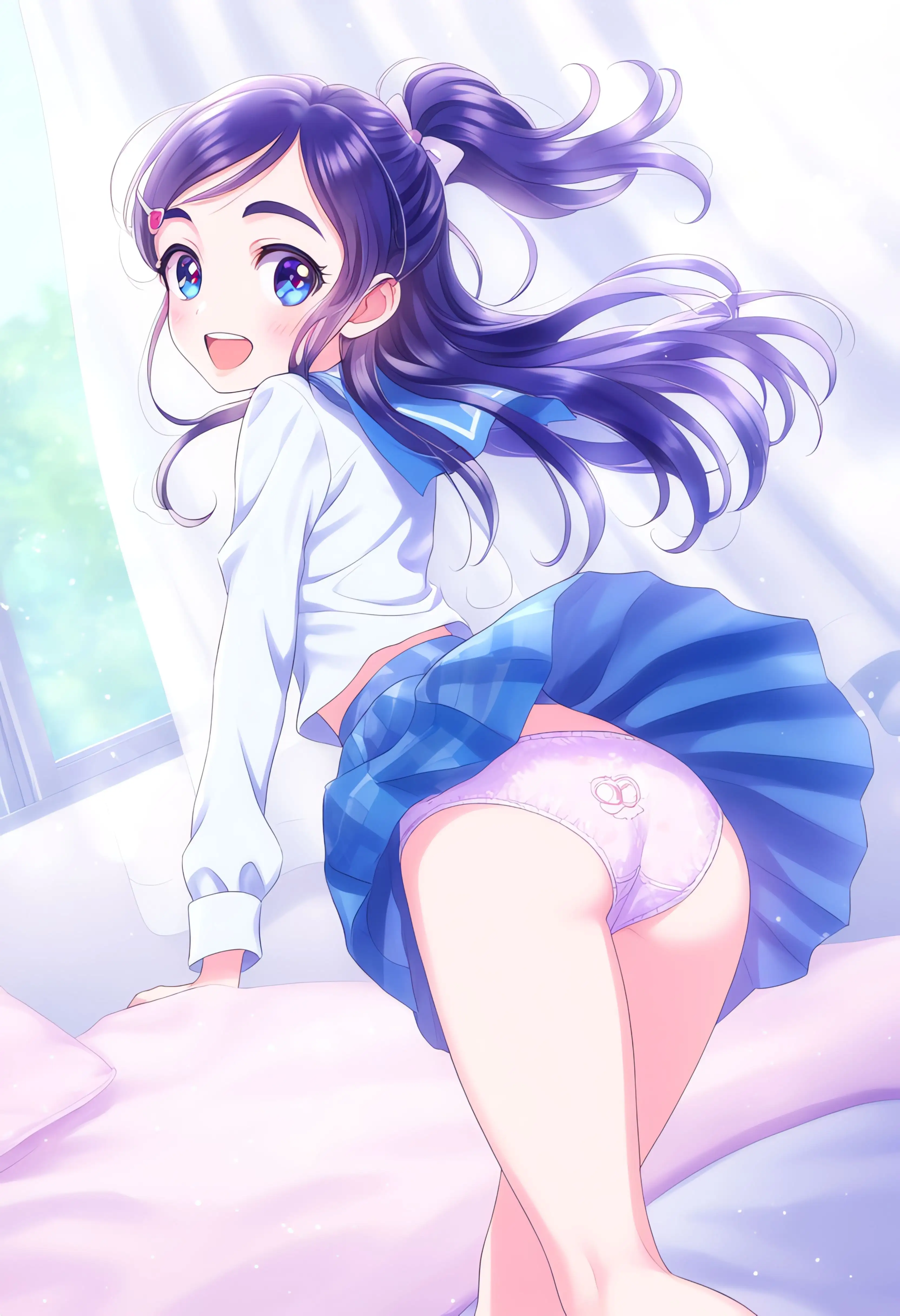 プリ◯ュア戦士・雪な城ちゃんとらぶらぶえっち・第二弾！ 今回は変身姿でえっち！ 8ページ