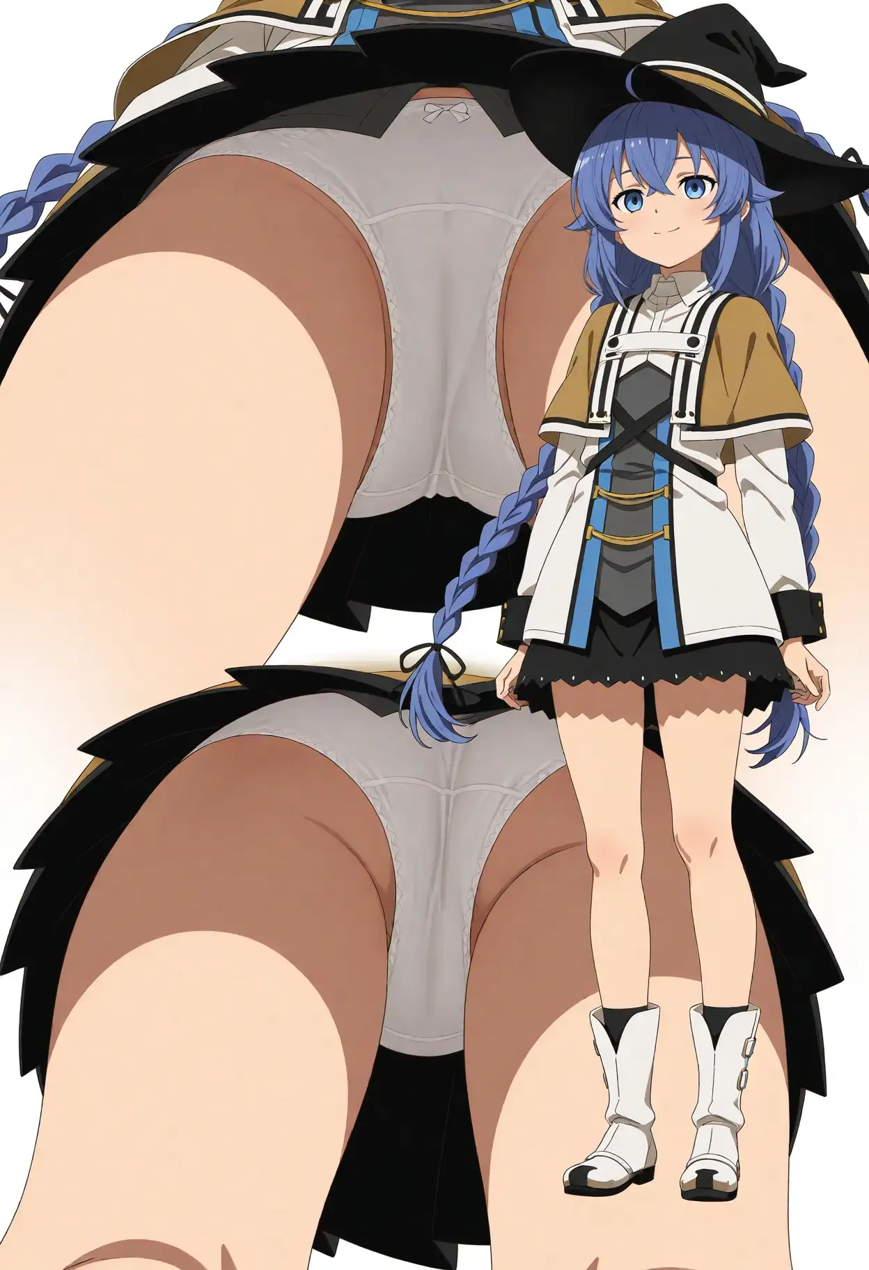立ち絵とローアングル【ロキシー風1】 3ページ