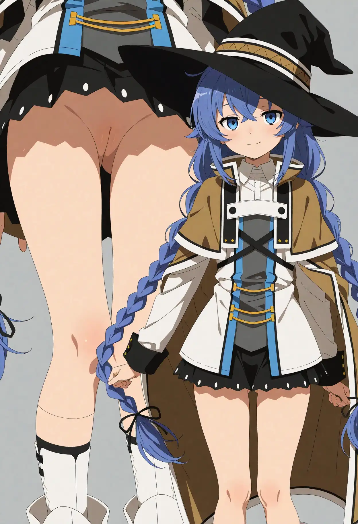 立ち絵とローアングル【ロキシー風1】 4ページ