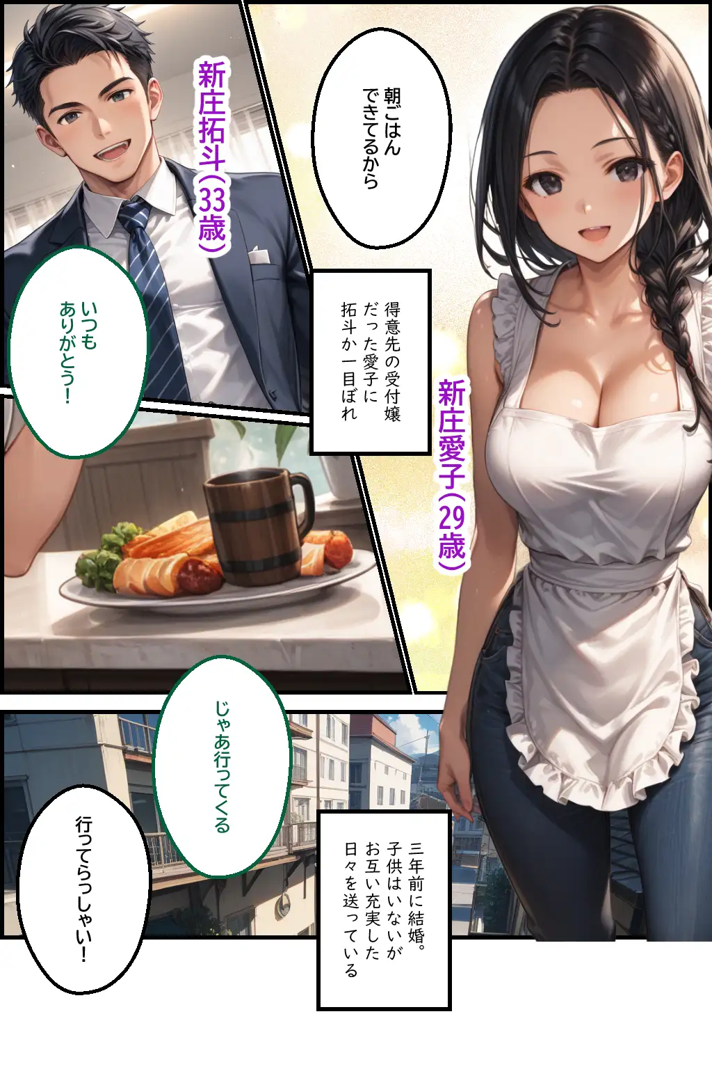 最愛の妻を信頼する上司に寝取られました。前編 4ページ