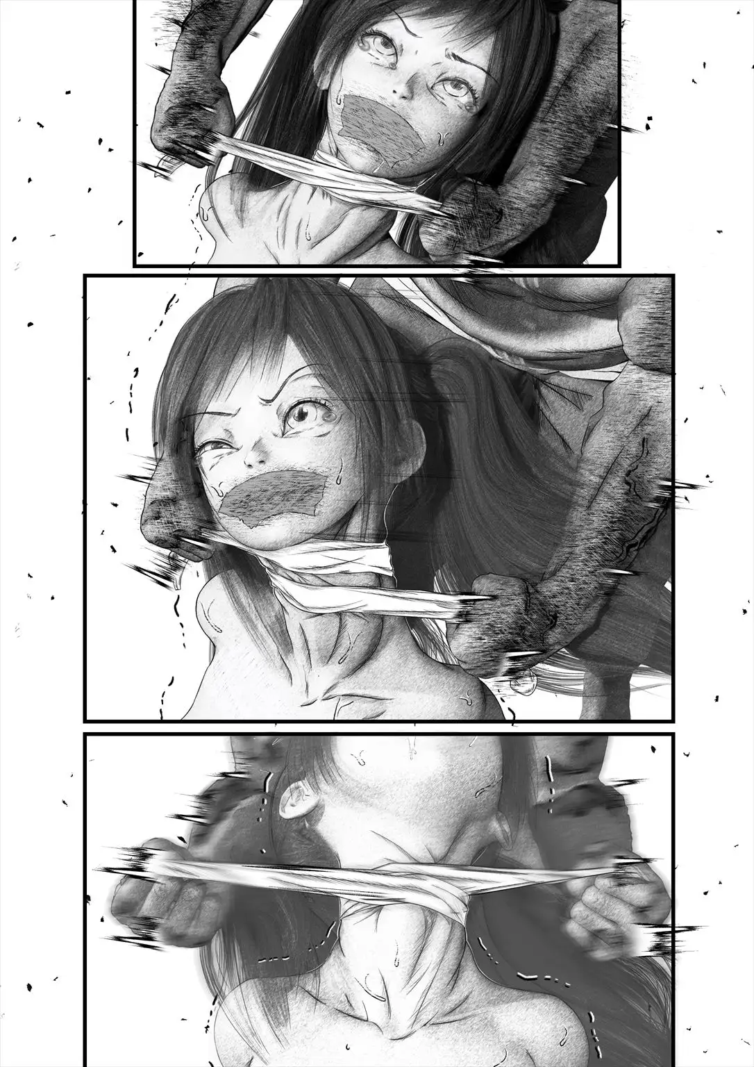 首絞め！漫画・スナッフシリーズ「三部作総集編」/首絞めリョナ・コミック作品 26ページ