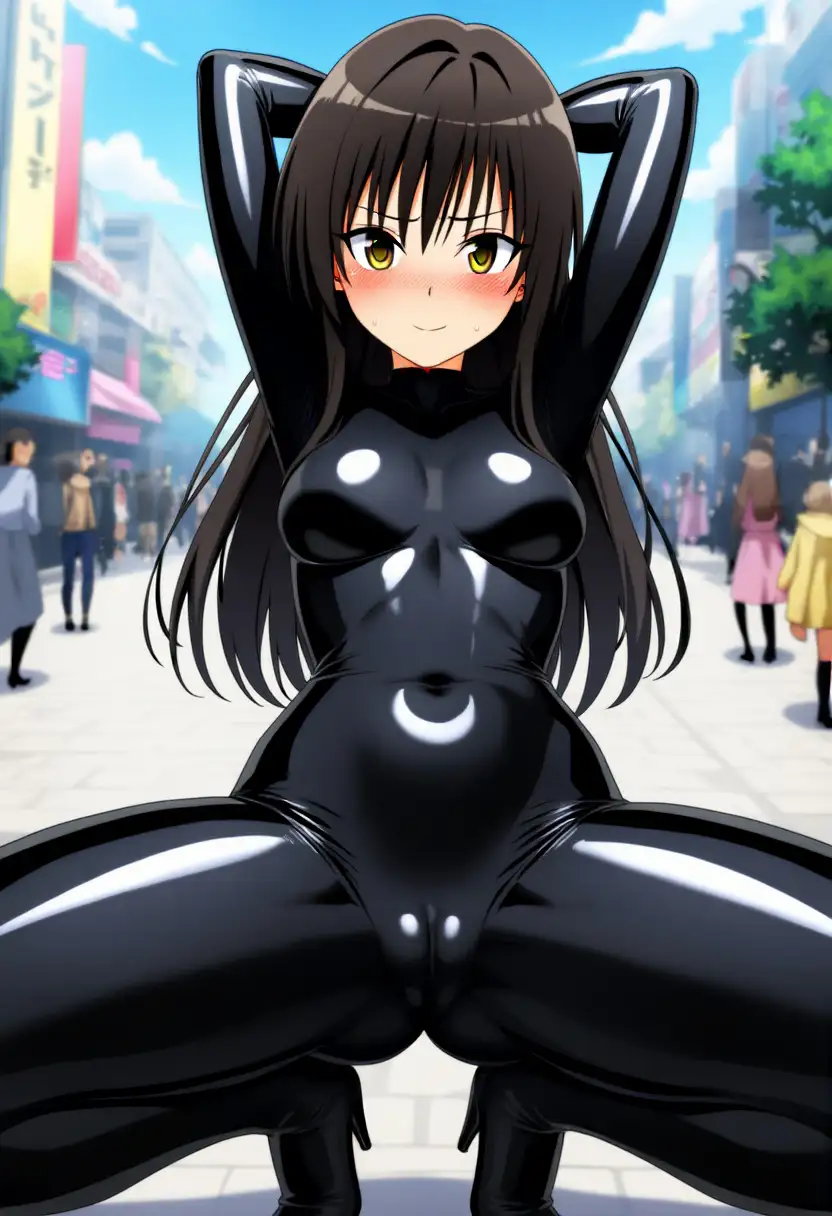 T〇l〇v〇る女子 全身ラバー散歩 2ページ