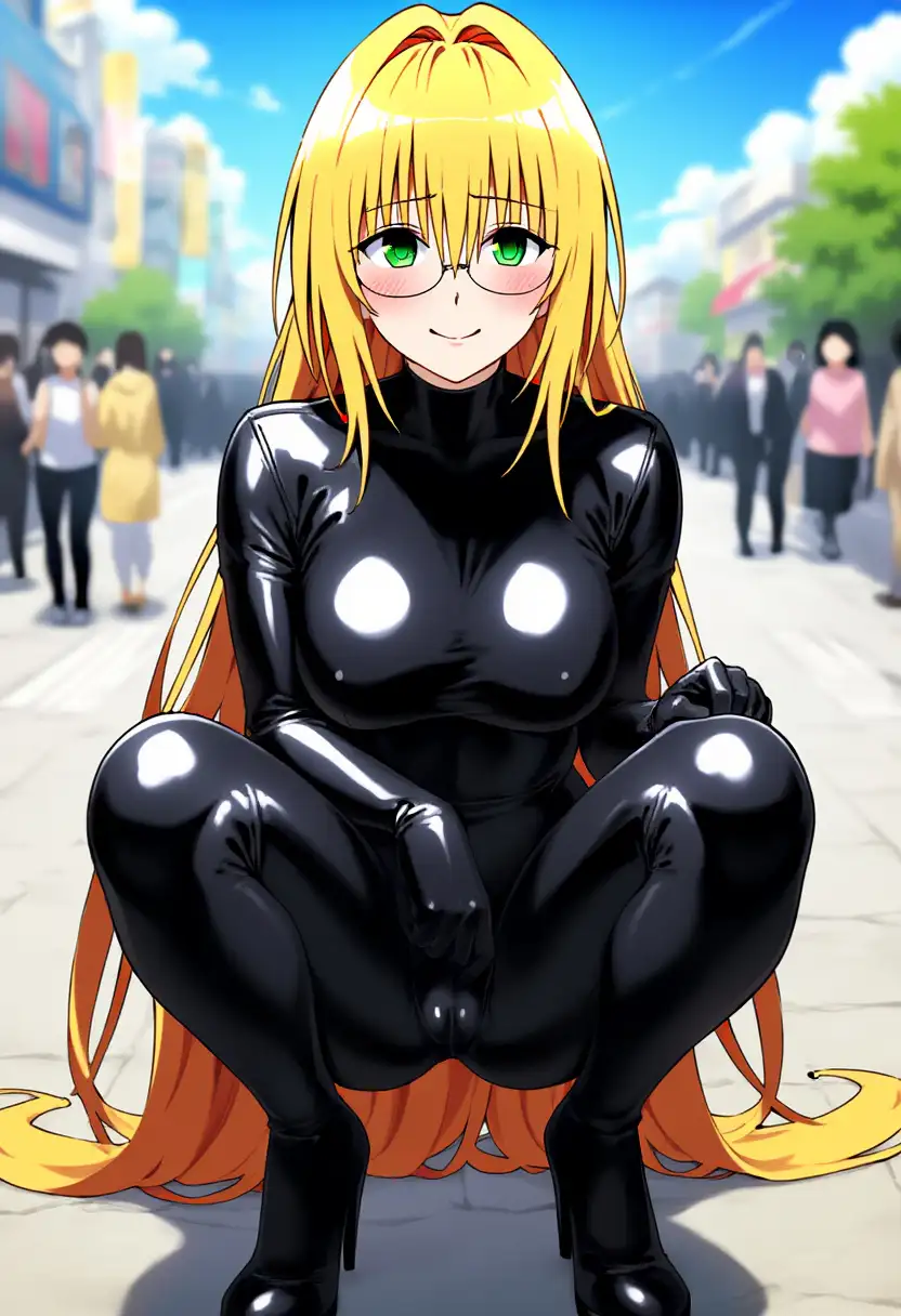 T〇l〇v〇る女子 全身ラバー散歩 15ページ