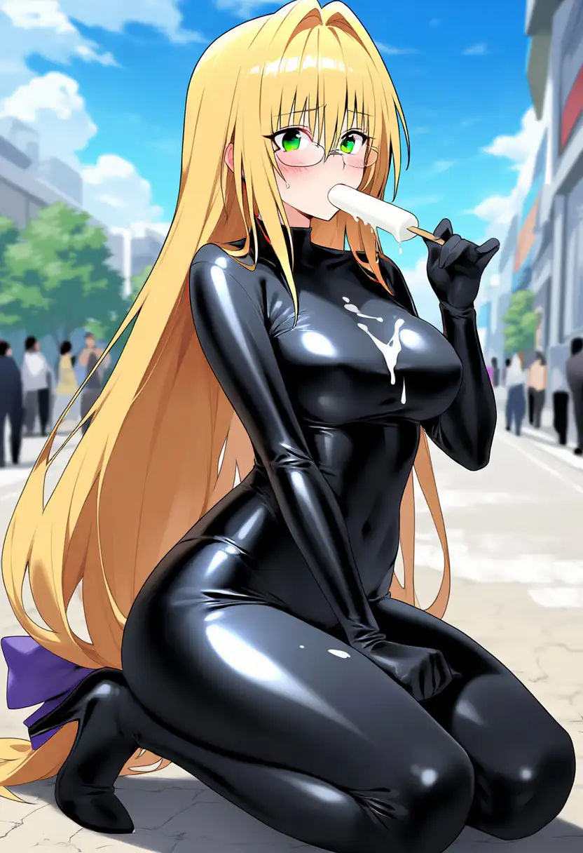 T〇l〇v〇る女子 全身ラバー散歩 16ページ