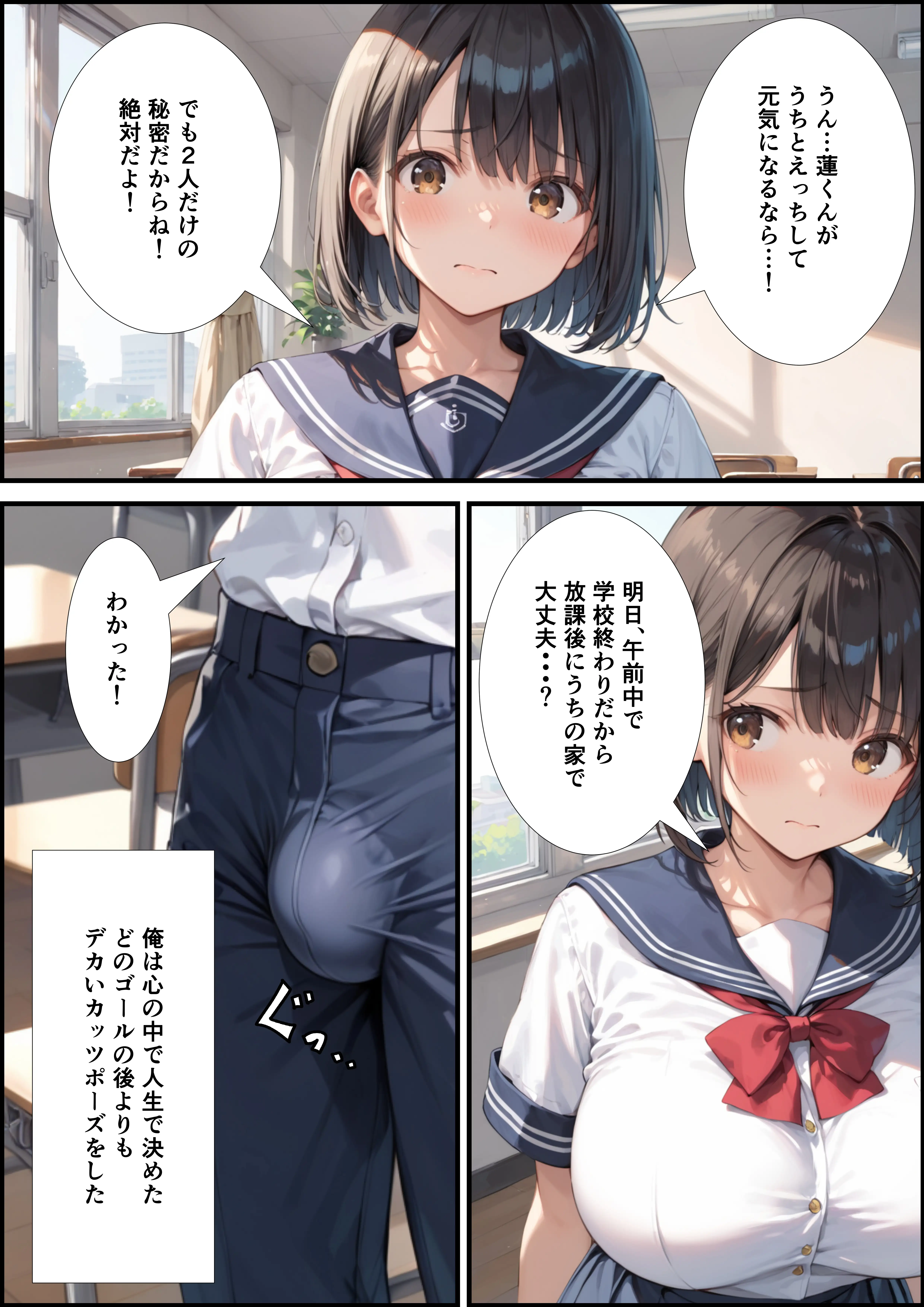 【性春イチャラブDAYS】部活を辞めようとしたら爆乳マネージャーの家でえっちすることになった件 5ページ