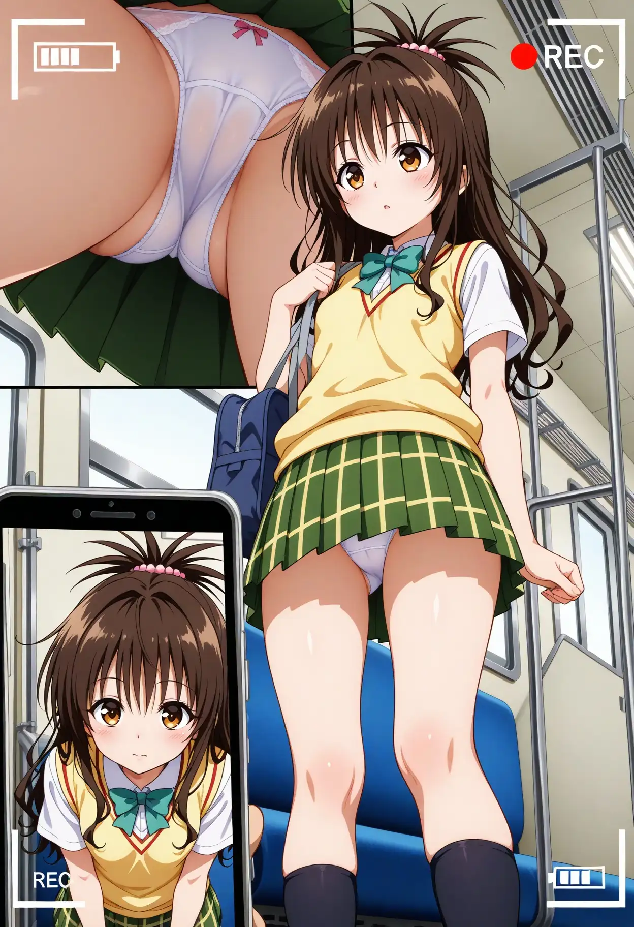 スカート内盗撮、野ション風1 1ページ