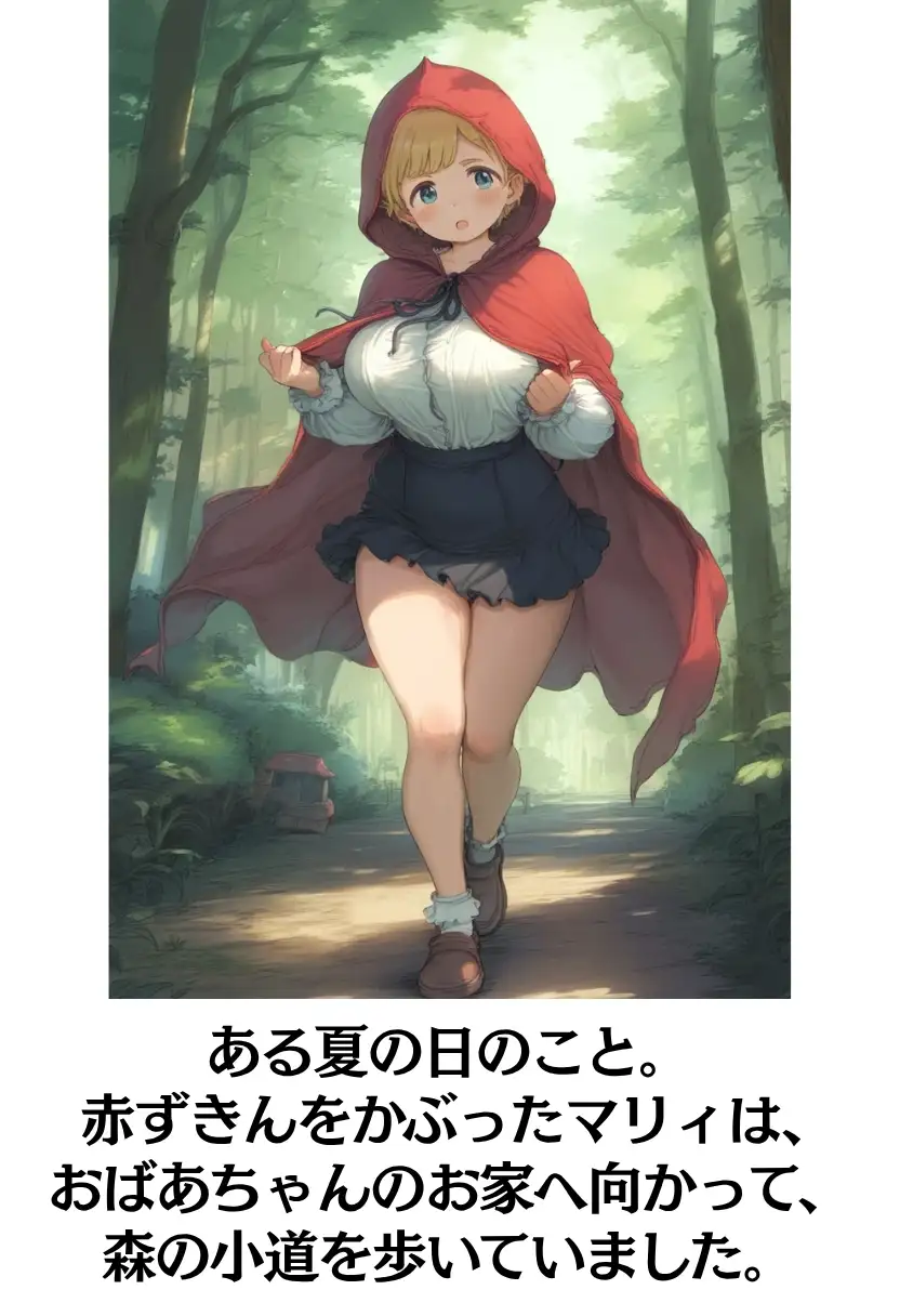 【世界種付劇場】おじさんが狼の赤ずきんちゃん 2ページ