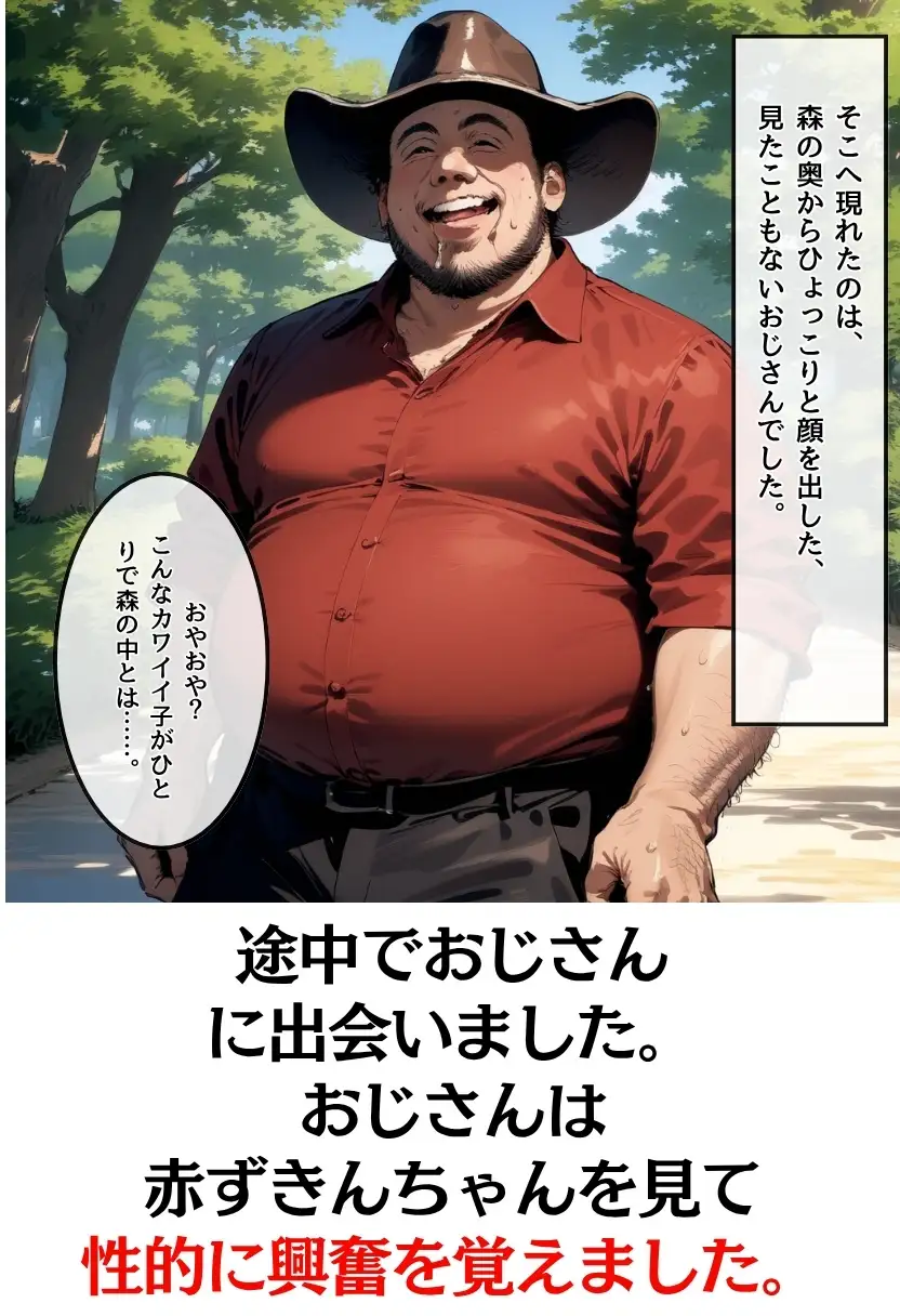 【世界種付劇場】おじさんが狼の赤ずきんちゃん 5ページ