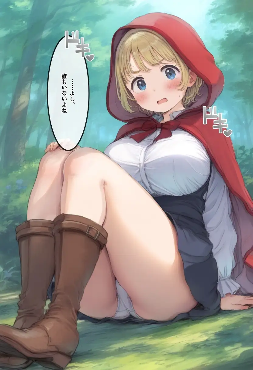 【世界種付劇場】おじさんが狼の赤ずきんちゃん 10ページ