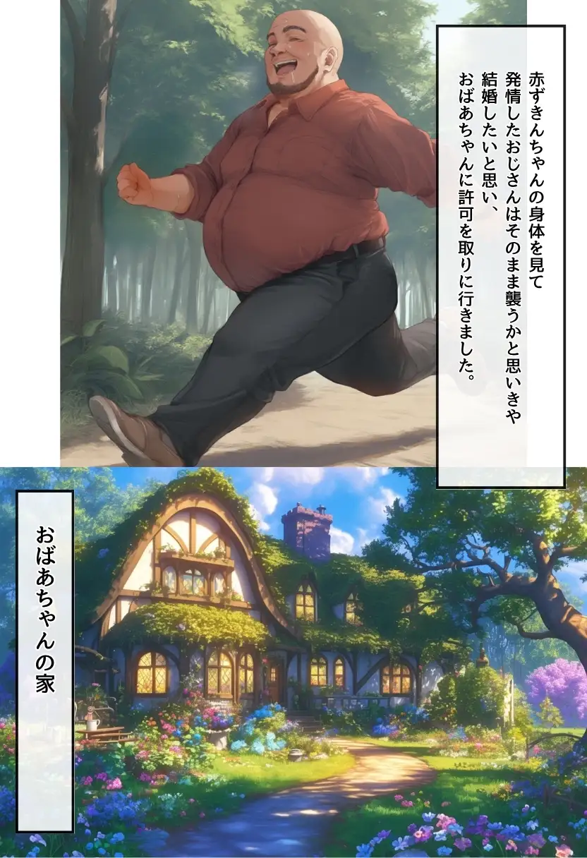 【世界種付劇場】おじさんが狼の赤ずきんちゃん 18ページ