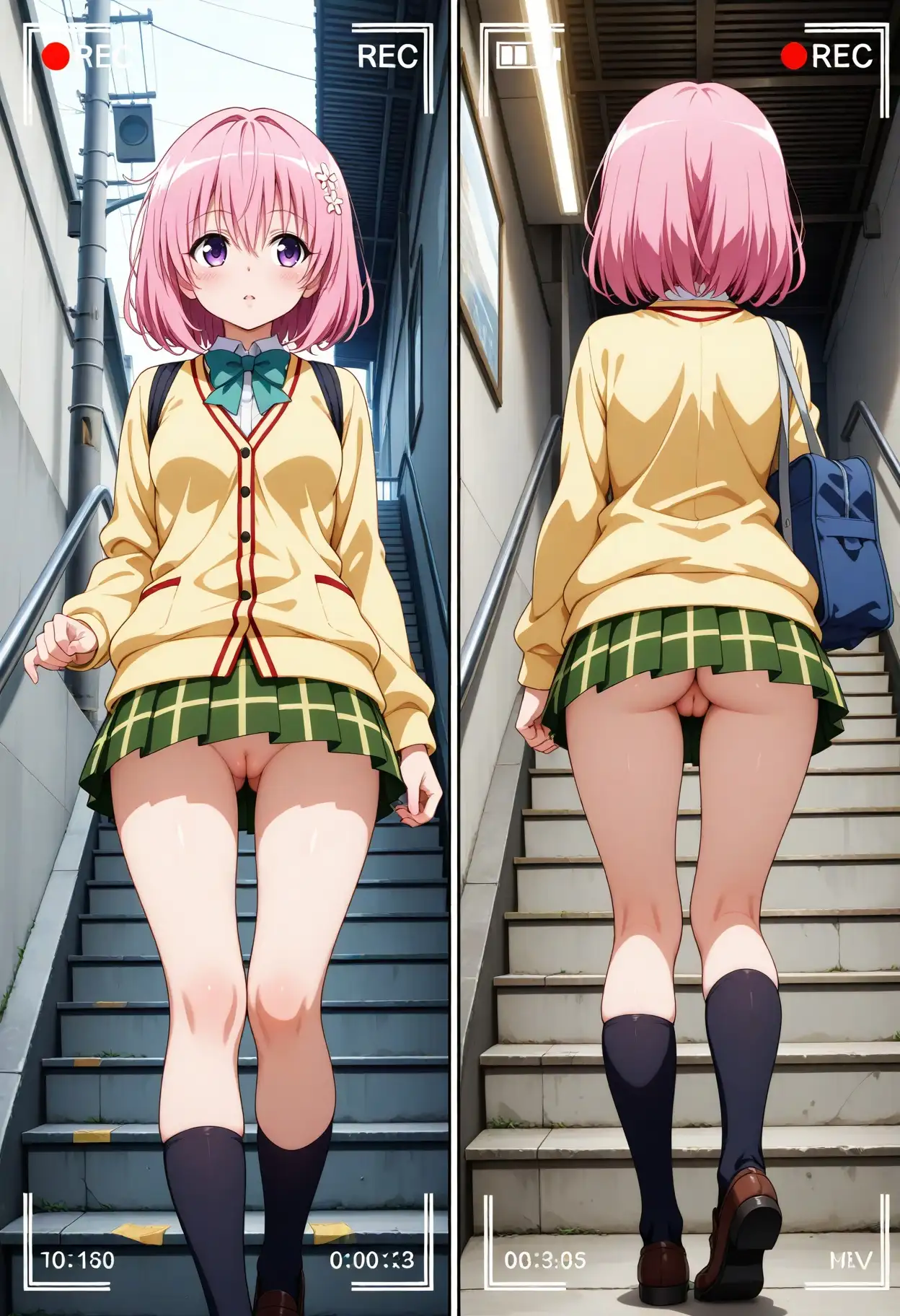 スカート内盗撮、野ション風2 13ページ