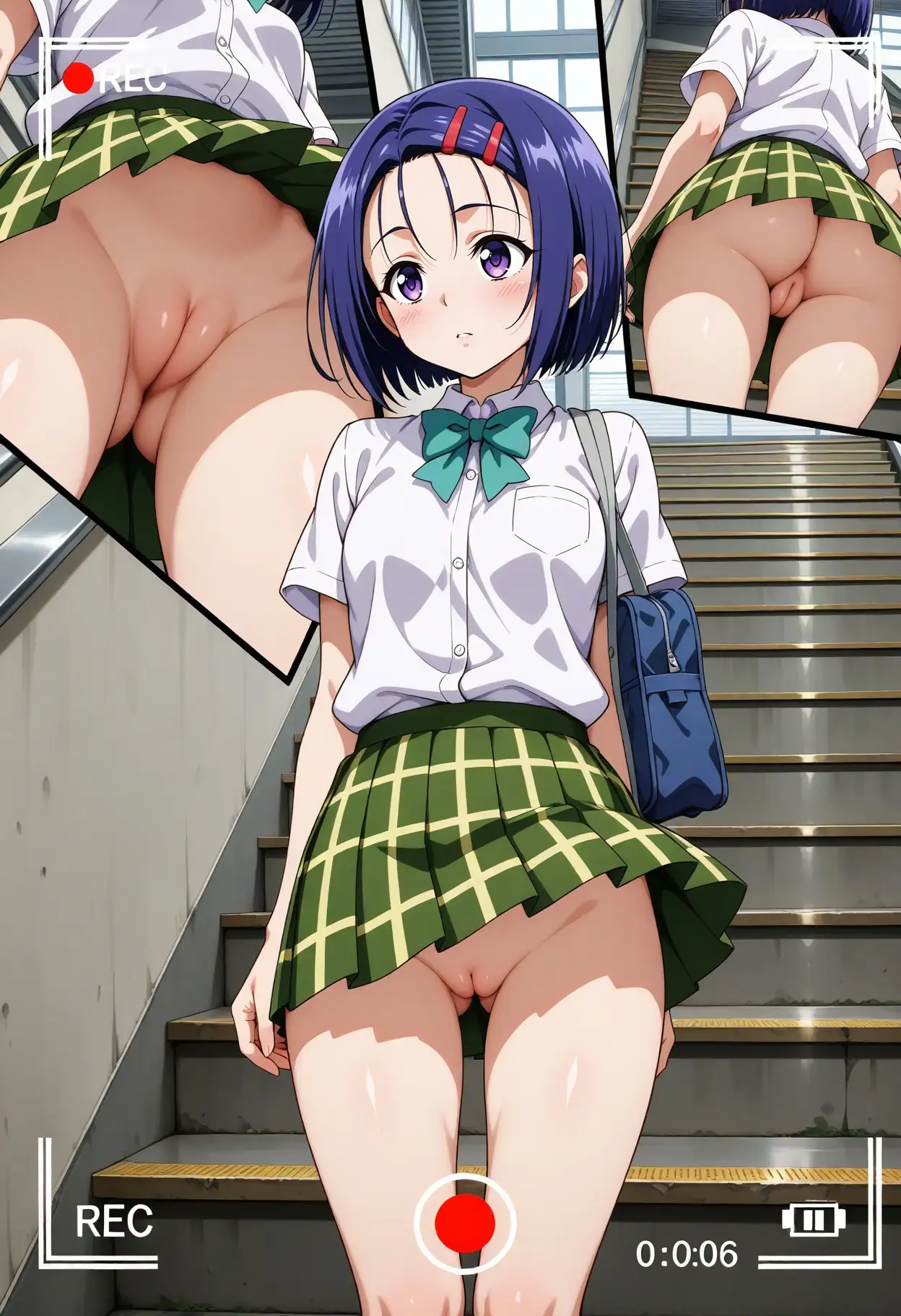 スカート内盗撮、野ション風2 22ページ