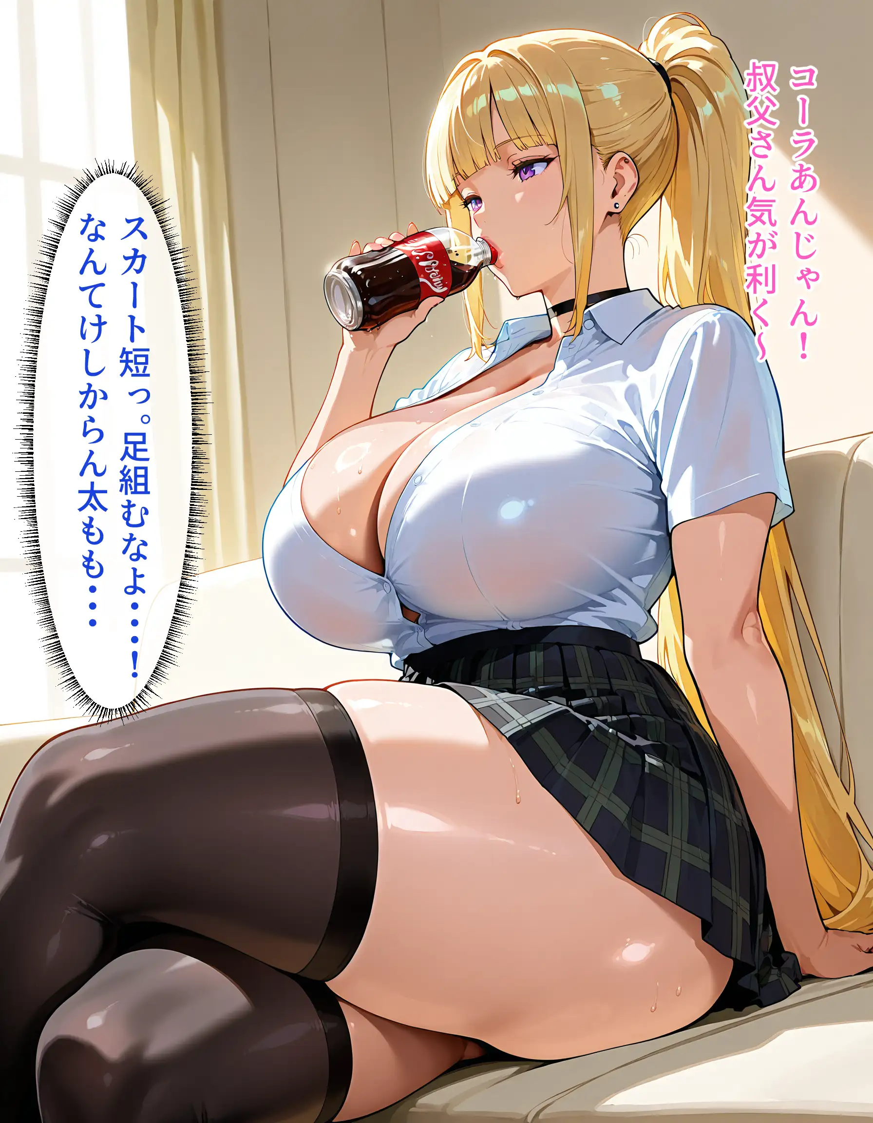 俺の姪っ子がどエロい金髪パパ活ギャルになっていた件について 7ページ